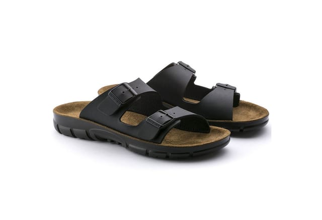 Sandale Bilbao, Birko-Flor, schwarz, Weite normal, Größe 40