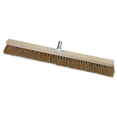 Saalbesen Poly-Kokos, Metallstielhalter, 100 cm