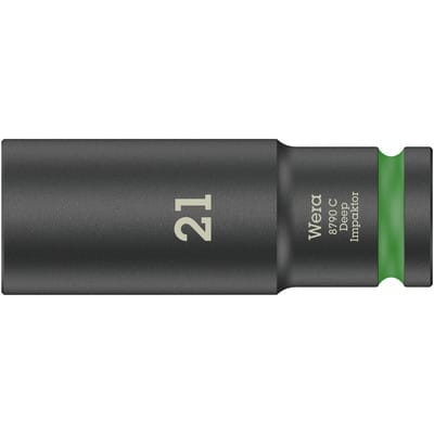8790 C Impaktor Deep Steckschlüsseleinsatz mit 1/2"-Antrieb, 21 x 83 mm