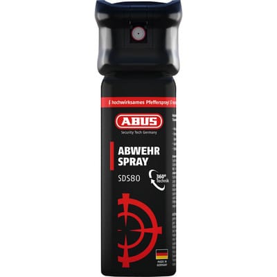 Abwehrspray SDS80 B, Reichweite 5 Meter, Sprühzeit 8 Sekunden