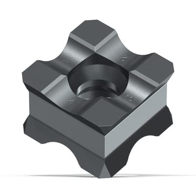 Wendeschneidplatte KX, Radius 4mm, für NE-Metalle, VE 10 Stück