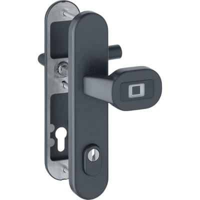 Wechsel-Garnitur (Knopf/Griff) mit Fingerscanner Amsterdam - E86GAC/3332ZA/3310/1400F ES1 (SK2)