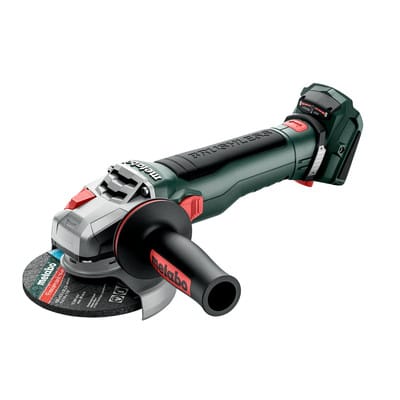 Akku-Winkelschleifer WB 18 LT BL 11-125 Quick (613054850), mit Bremse, Schnellspannmutter, drehbarem Akkupack, Karton