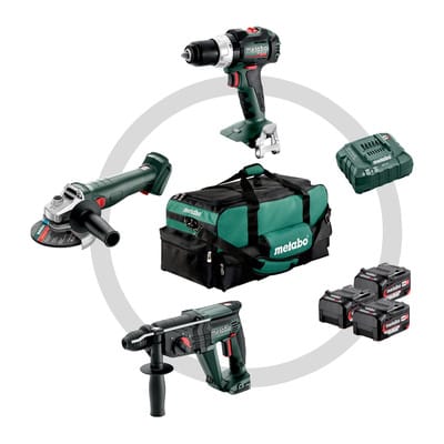 Akku Combo Set 3.1 18 V (685212000), SB 18 LT BL + W 18 L 9-125 Quick + KH 18 LTX 24, Werkzeugtasche