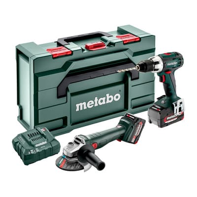 Akku Combo Set 2.4.1 18 V (685206510), BS 18 LT + W 18 L 9-125 Quick, metaBOX 165 L