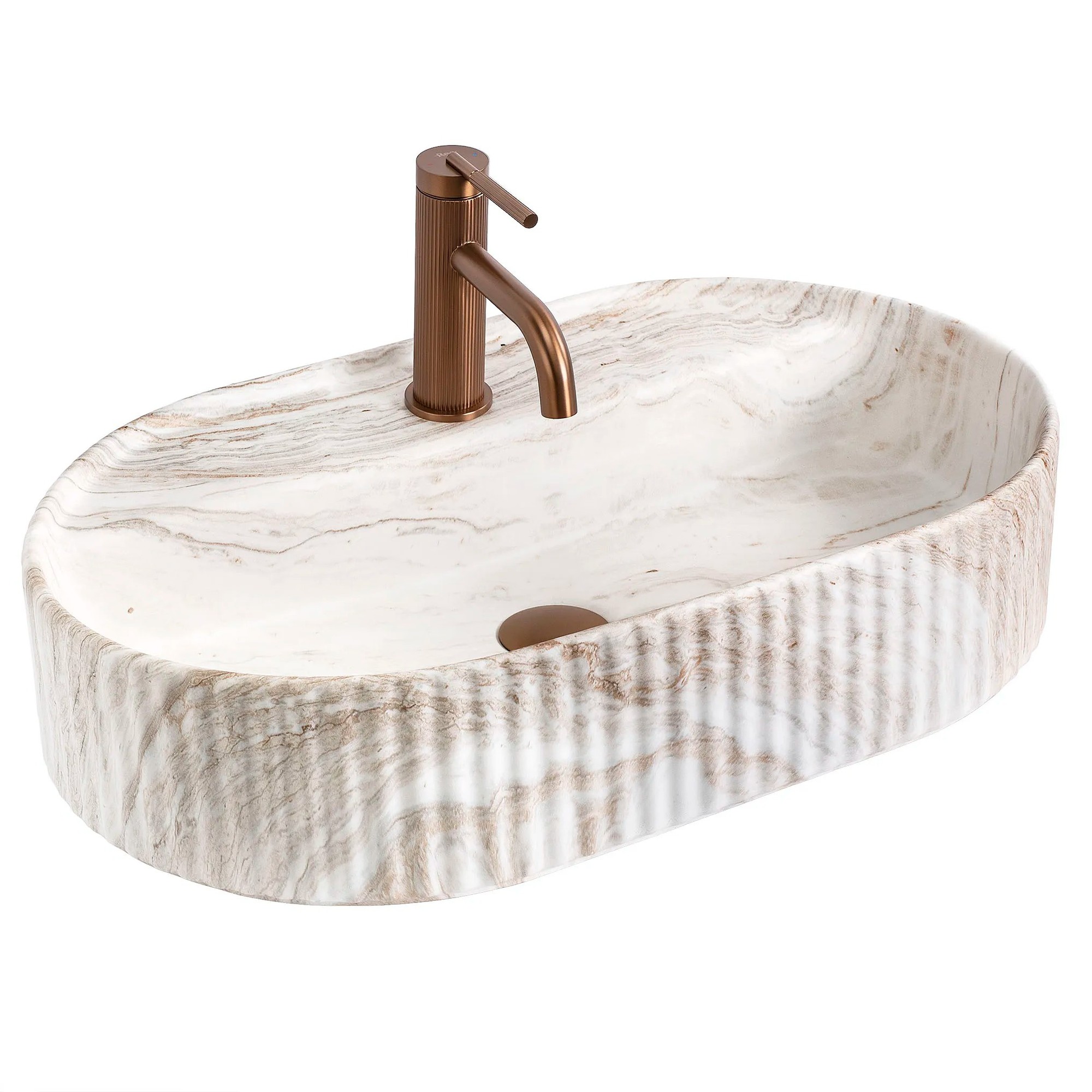 Aufsatzwaschbecken Rea Marcela 60 Kallisto Beige