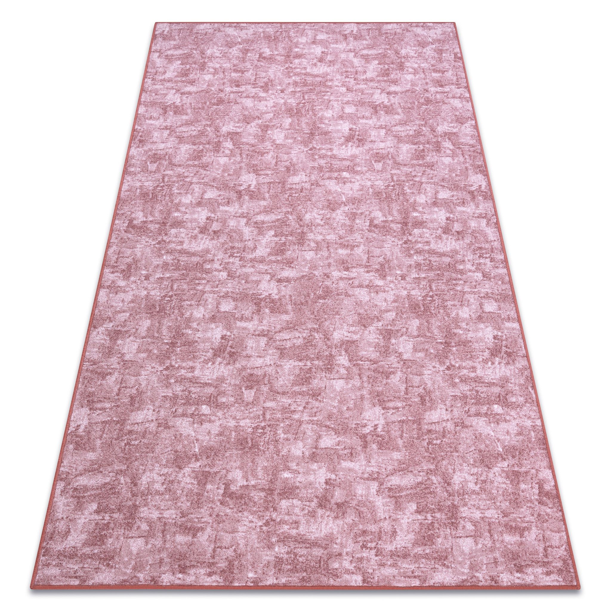 Teppich Teppichboden Solid Erröten Rosa 60 Beton Pink 100x500 Cm