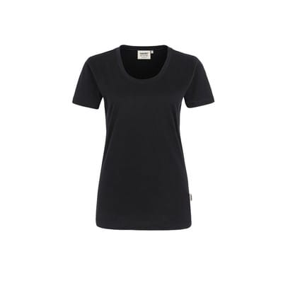 Damen T-Shirt Classic 127, schwarz, Größe XS