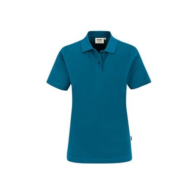 Damen Poloshirt Top 224, petrol, Größe XL