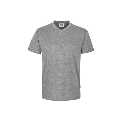 V-Shirt Classic 226, grau meliert, Größe L