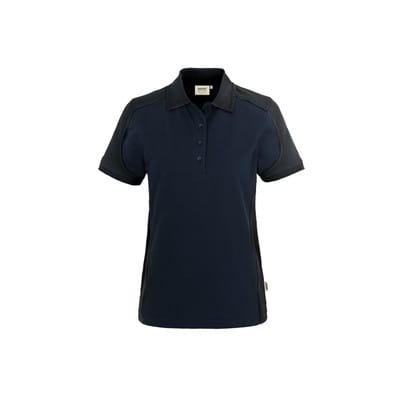 Damen Poloshirt Contrast Mikralinar® 239, tinte/anthrazit, Größe XL
