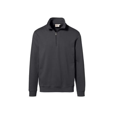 Zip-Sweatshirt Premium 451, karbongrau, Größe 3XL