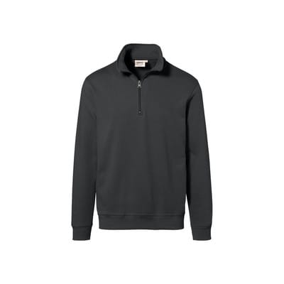 Zip-Sweatshirt Premium 451, anthrazit, Größe 3XL