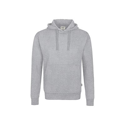 Kapuzen-Sweatshirt Premium 601, ash meliert, Größe 2XS