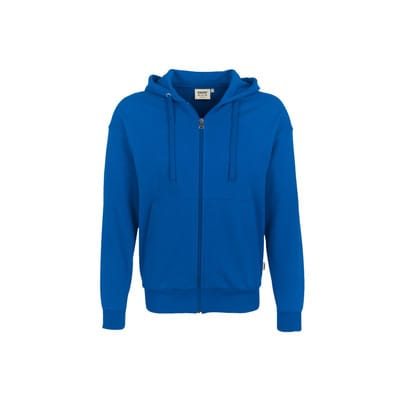 Kapuzen-Sweatjacke Premium 605, royalblau, Größe 4XL
