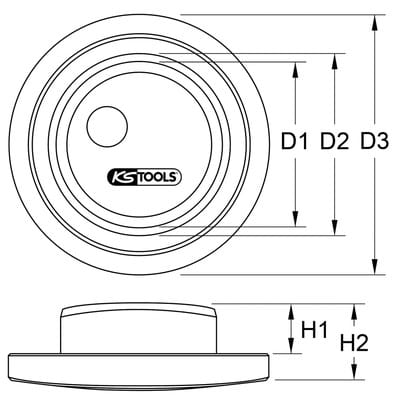 Radlager-Einbauhilfe für DAF Ø 91,5x99,5x147,5 mm