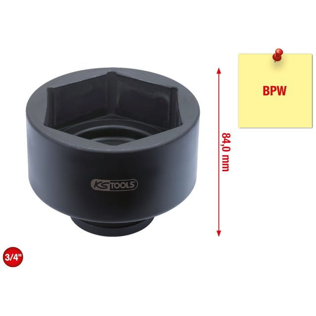 3/4" Achsmuttern-Schlüssel für BPW