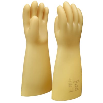 Elektriker-Schutzhandschuh mit Schutzisolierung, Größe 12, Klasse 1, weiß