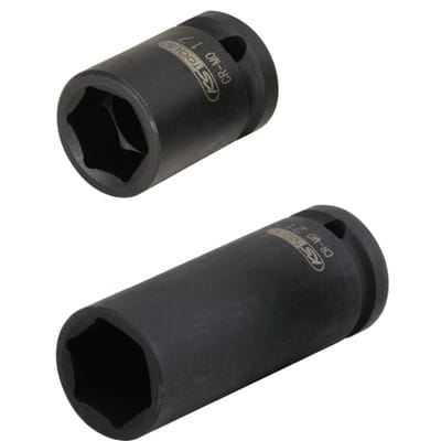 Kraft-Stecknuss-Satz für LKW Radbolzen, 2-teilig 33mm