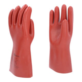 Elektriker-Schutzhandschuh mit mechanischem Schutz, Größe 12, Klasse 1, rot