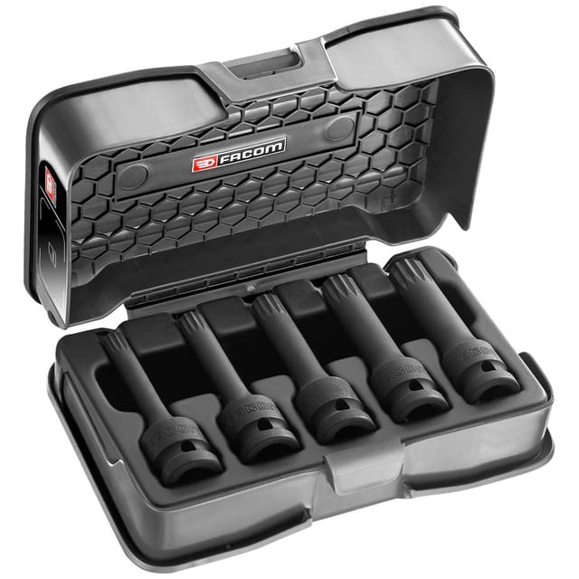 IMPACT-Einsätze 1/2" für Torx, Set 5-teilig