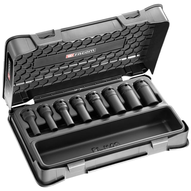 IMPACT-Steckschlüssel 1/2" für Torx, 8-teilig