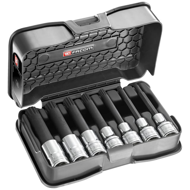 Steckschlüssel-Set 1/2" XZN lang