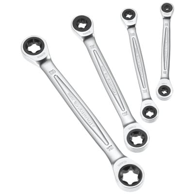 Knarrenschlüssel-Set 4-teilig