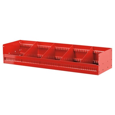 Regal mit Aufteilung tief medium