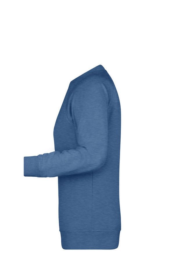 Damen Raglan Sweatshirt 8021, hell-denim-melange, Größe L