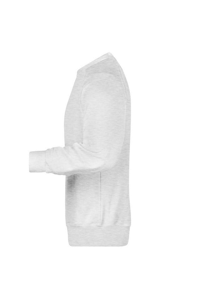 Herren Raglan Sweatshirt 8022, asch-grau, Größe XXL