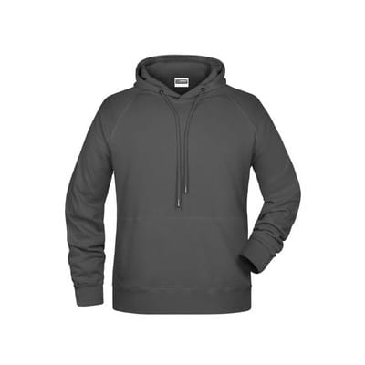 Herren Kapuzensweatshirt 8024, graphit, Größe 5XL