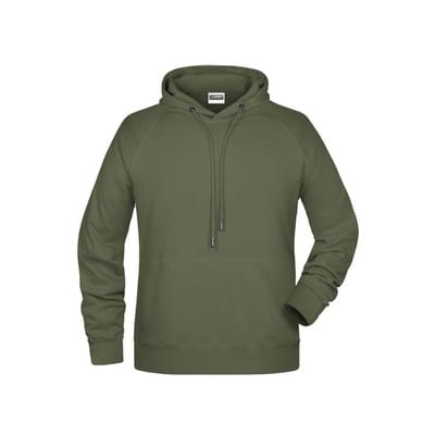 Herren Kapuzensweatshirt 8024, oliv, Größe 3XL
