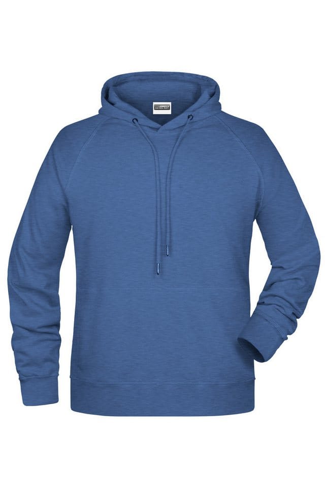 Herren Kapuzensweatshirt 8024, hell-denim-melange, Größe 5XL
