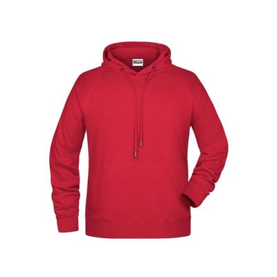 Herren Kapuzensweatshirt 8024, rot, Größe 4XL