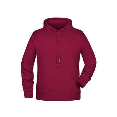Herren Kapuzensweatshirt 8024, wein-rot, Größe 3XL