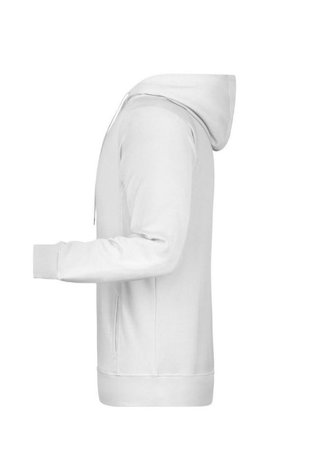 Herren Kapuzensweatshirt 8024, weiß, Größe 4XL