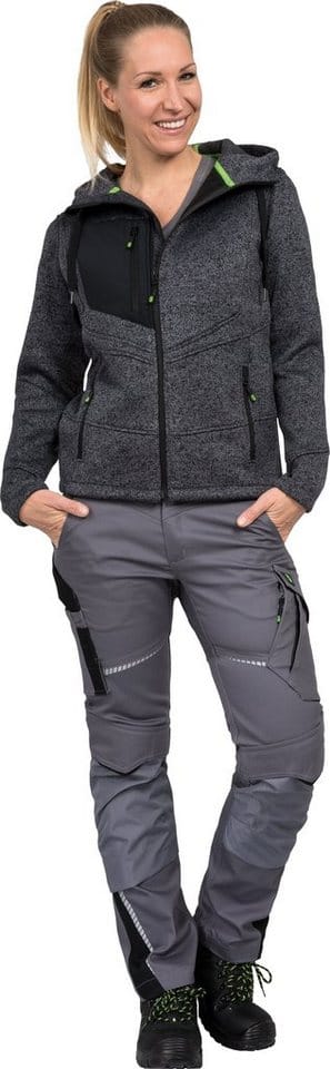 Strickjacke grau-meliert, Größe S