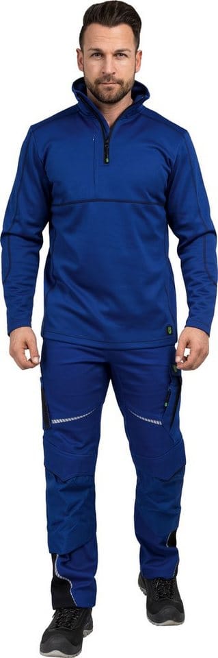 Flex-Line, Langarmshirt kornblau / schwarz, Größe L