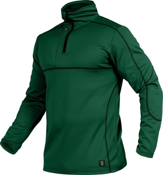 Langarmshirt-Flex-Line Grün/Schwarz, Größe S