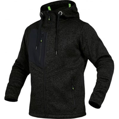Strickjacke schwarz-meliert, Größe S
