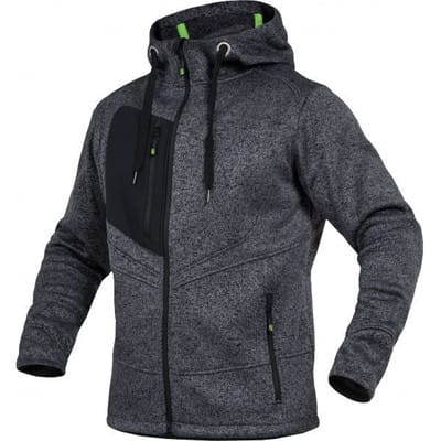 Strickjacke grau-meliert, Größe XL