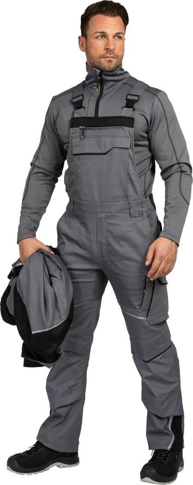 Langarmshirt-Flex-Line Grau/Schwarz, Größe M