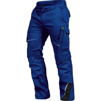 Bundhose-Flex-Line Kornblau/Schwarz-Weiß, Größe 102