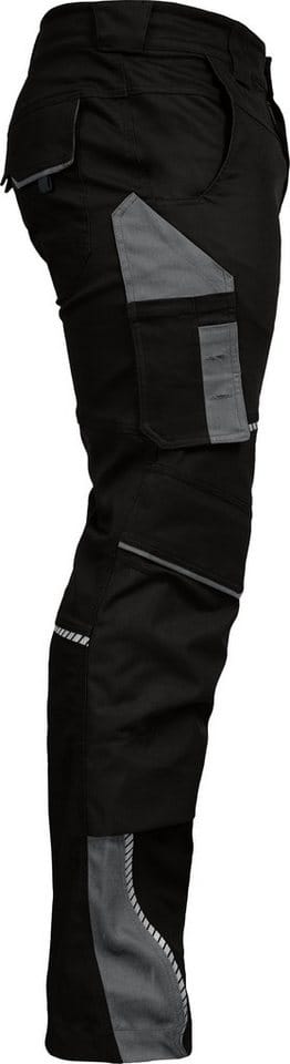 Bundhose-Flex-Line Schwarz/Grau, Größe 44