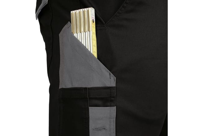 Bundhose-Flex-Line Schwarz/Grau, Größe 58