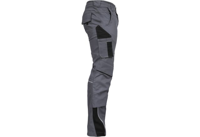 Bundhose-Flex-Line Grau/Schwarz, Größe 46