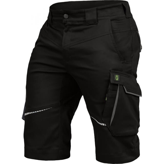Hose Kurz-Flex-Line Schwarz/Grau, Größe 54