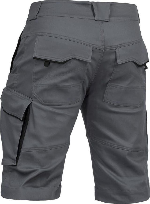Hose Kurz-Flex-Line Grau/Schwarz, Größe 64