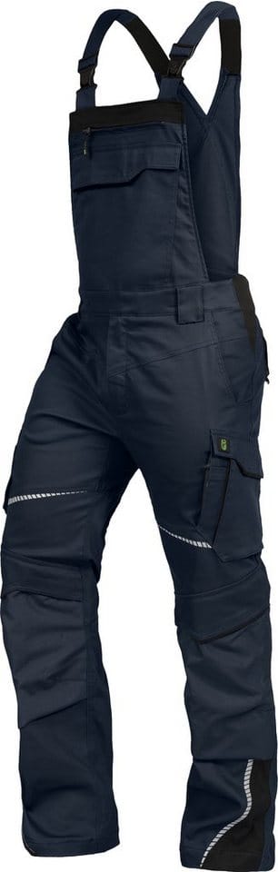 Latzhose-Flex-Line Marine/Schwarz, Größe 52